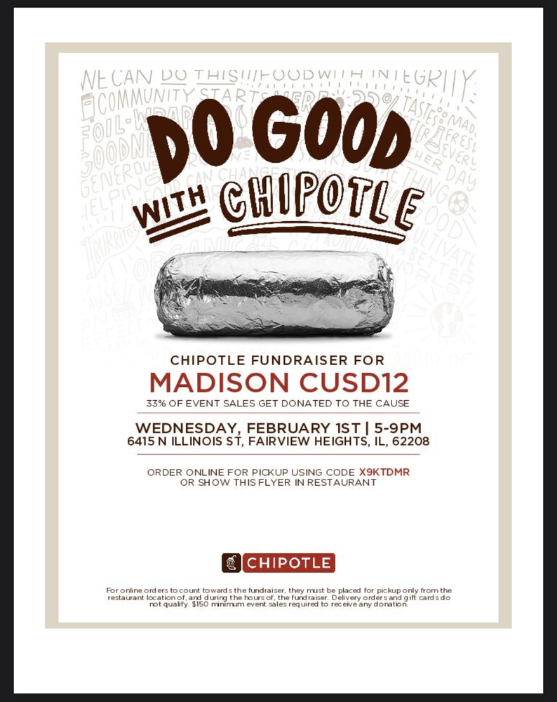 Chipotle Fundraiser