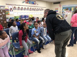 Illinois State Police K-9 Unit visits Bernard Long Elementary