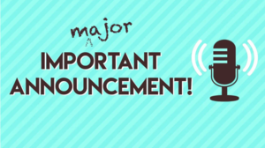 Important Announcement